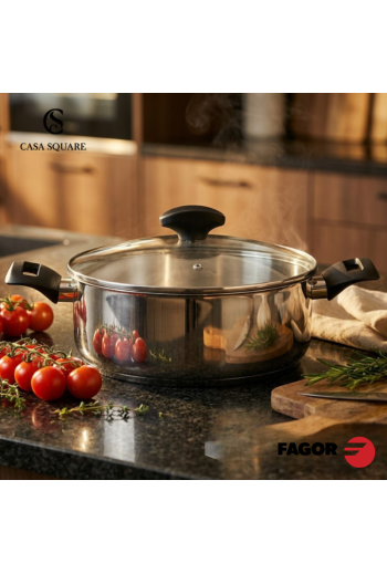 Marmite Fagor Avec Couvercle Inox 24 cm 1.5L en INOX 18/10