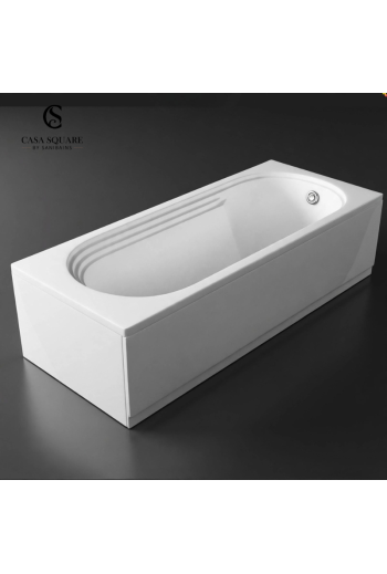 SET BAIGNOIRE CHRISTINA 170X70CM AVEC TABLIER ET BONDE VIDANGE A504KMV
