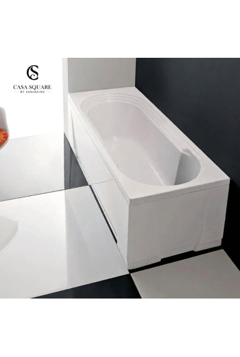 SET BAIGNOIRE CHRISTINA 170X75CM AVEC TABLIER ET BONDE VIDANGE A504KMV