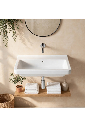 LAVABO DAMA NEW PROF:460 LARG:650 SANS TROU BLANC (SUR STOCK)