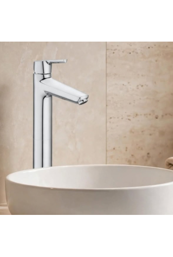 MITIGEUR LAVABO MALVA BEC HAUT / CORPS LISSE