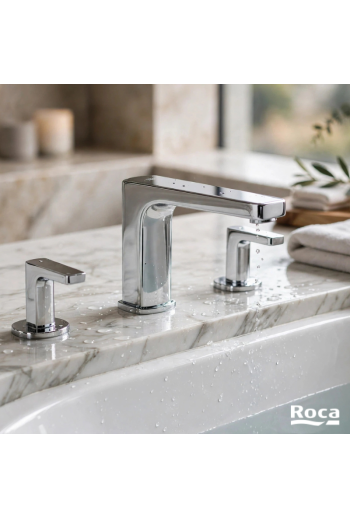 MITIGEUR BAIN-DOUCHE 3TROUS L90 (BEC L:197MM) CHR (SUR STOCK)