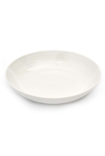 Set de 6 assiettes creuses PEARL en porcelaine