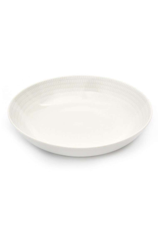 Set de 6 assiettes creuses PEARL en porcelaine