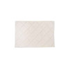 Tapis de bain blanc 100% coton 60x40 cm