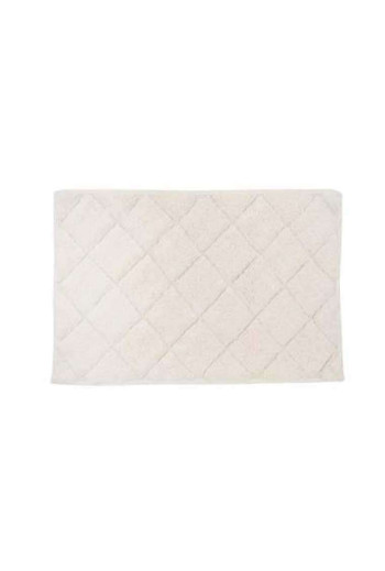 Tapis de bain blanc 100% coton 60x40 cm