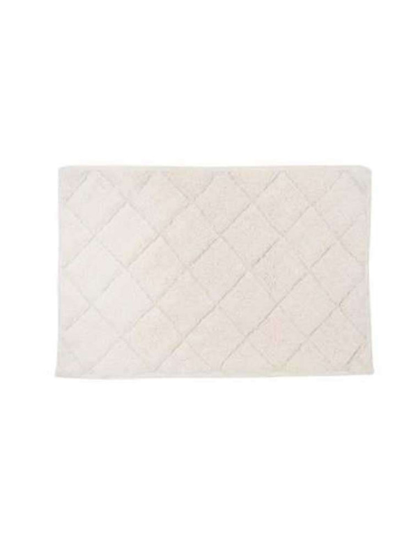 Tapis de bain blanc 100% coton 60x40 cm