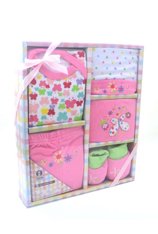 Coffret vêtements bébé rose (0-3 mois) Coffret vêtements bébé rose (0-3 mois)