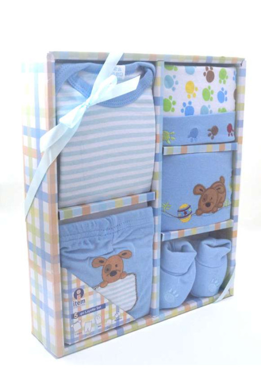 Coffret vêtements bébé bleu (0-3 mois) Coffret vêtements bébé bleu (0-3 mois)