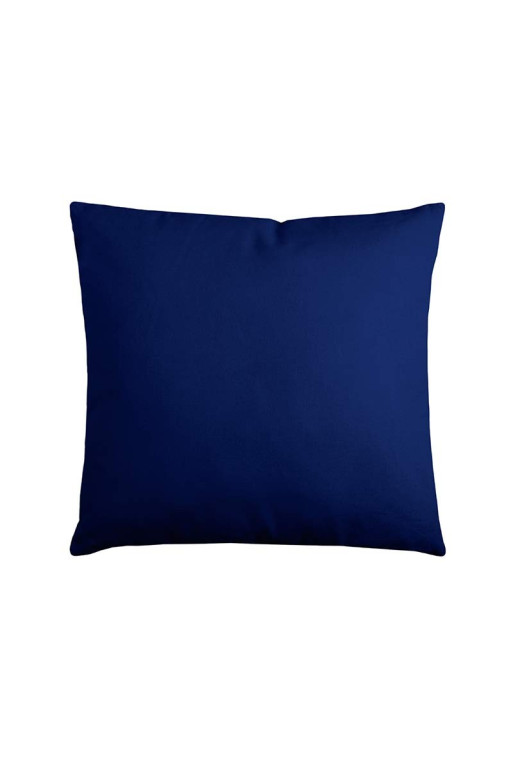 Coussin DUO uni 40X40 cm bleu marine