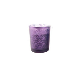 Bougie ORIENTAL en verre violet