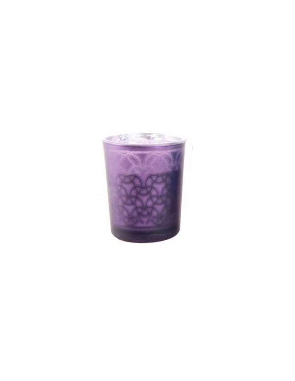 Bougie ORIENTAL en verre violet