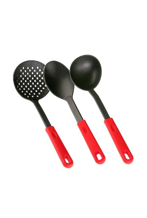 Set de 3 ustensiles de cuisine multicouleurs - Casa Square