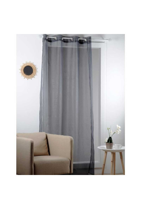 Rideau voile SAADI 140X260 cm anthracite
