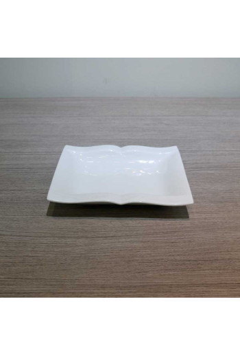 Assiette creuse LIVRE en porcelaine