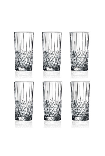 SET DE 6 VERRES FORME HAUTE TOSCA 37CL