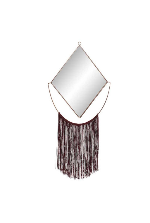 Miroir FLECOS rouge bordeaux en métal 31x69 cm Miroir FLECOS rouge bordeaux en métal 31x69 cm