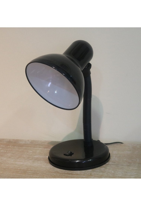 Lampe de bureau en noir