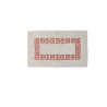 Tapis de bain motif versace ROUGE en coton 70X40 cm