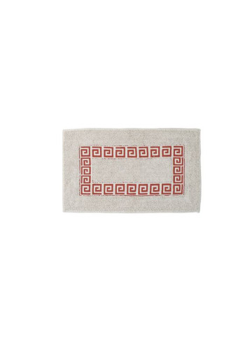 Tapis de bain motif versace ROUGE en coton 70X40 cm