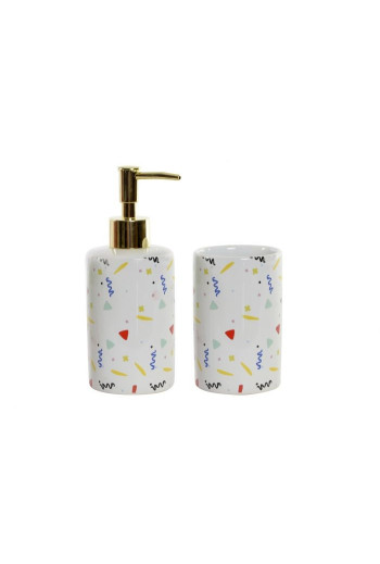 Set de 2 accessoires de salle de bain  8X7X7,5 7 MEMPHIS