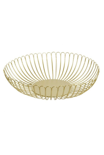 Centre de table en métal doé  32X8,5 cm