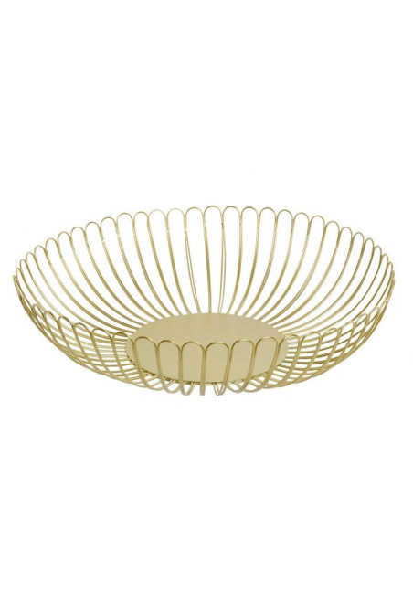 Centre de table en métal doé  32X8,5 cm