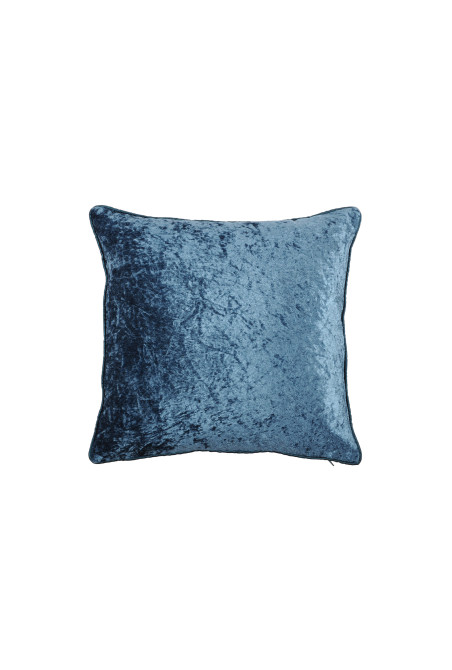 Coussin GUIMARD en  VELOURS bleu  40X40 cm
