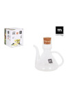 Bouteille d'huile et de vinaigre en verre  "BELL" 500cl