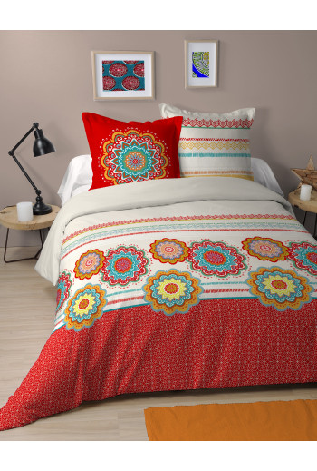 Housse de couette SAMBA 260X240 cm + 2 Taies d'oreiller 63x63 cm