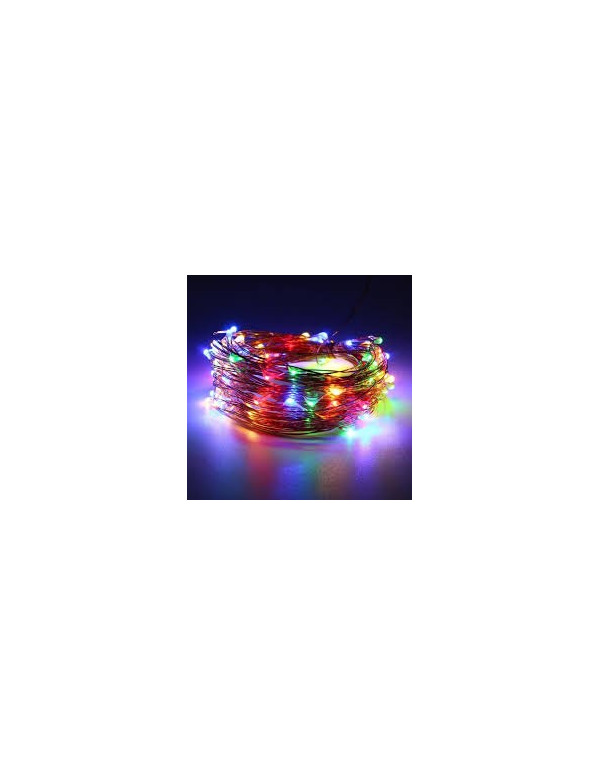 Guirlande lumineuse  multicolore + cable USD
