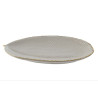Plateau vide-poche ovale FEUILLE en porcelaine 20X9X2 cm
