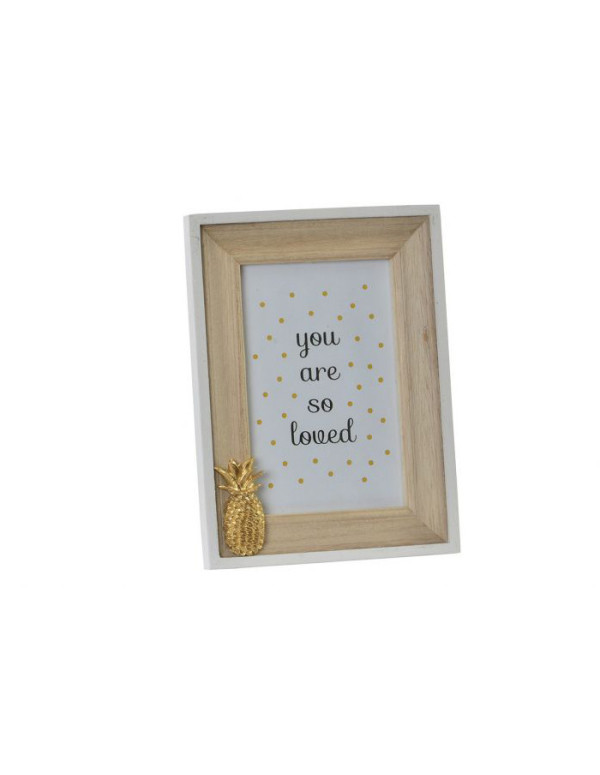 Cadre Photo YOU ARE SO LOVED en Blanc  10x15 cm