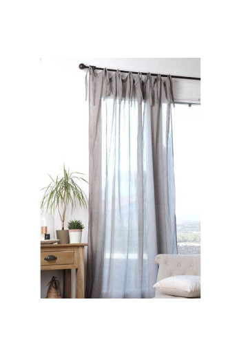 RIDEAU SIMEO VOILE  TAUPE 140X240 CM