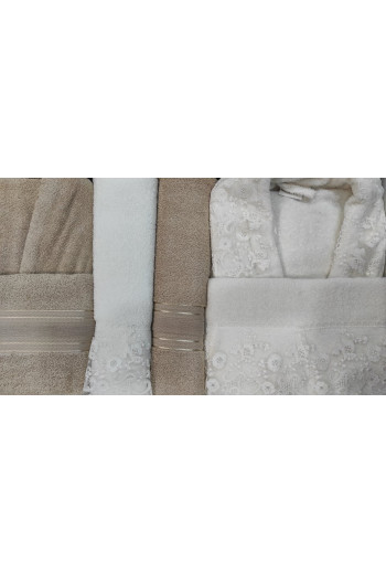 Set de bain 6 pièces en Coton Dantelli
