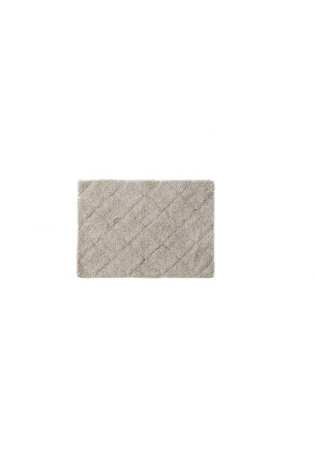 TAPIS DE BAIN  LOSANGE  EN GRIS 60X40 cm