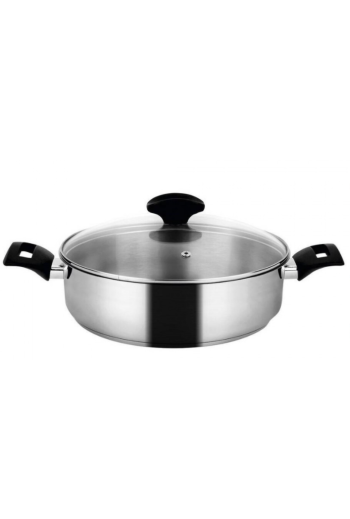 Marmite Fagor Alaia Low Avec Couvercle Inox 24 cm