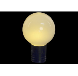 Décoration lumineuse Ampoule avec aiment   4,5X4,5X7cm (la pièce)