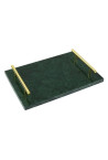 Plateau en marbre vert