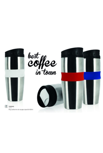 Mug isotherme de voyage capacité 450ml