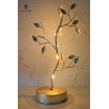 Décoration à poser forme arbre en doré 24x17 cm