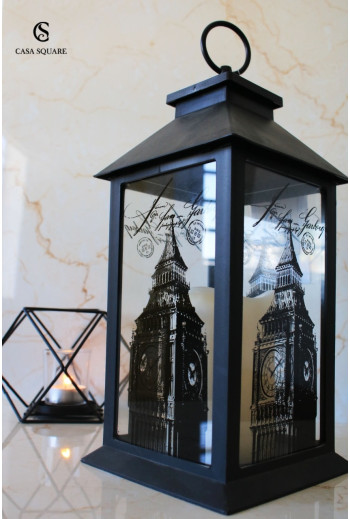 Lanterne LED en cristal LONDON