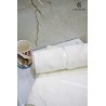 Set de 2 serviettes Hotelerie en blanc