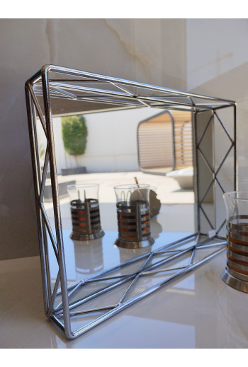Plateau stella en argent