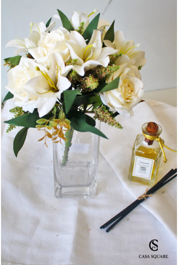 Bouquet de  fleur en beige