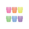 Set de 6 verres  GALATA coloré H:89mm