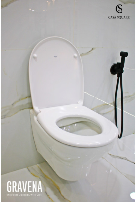 PACK CUVETTE SUSPENDU CANDY AVEC ABATTANT SOFT CLOSE BLANC